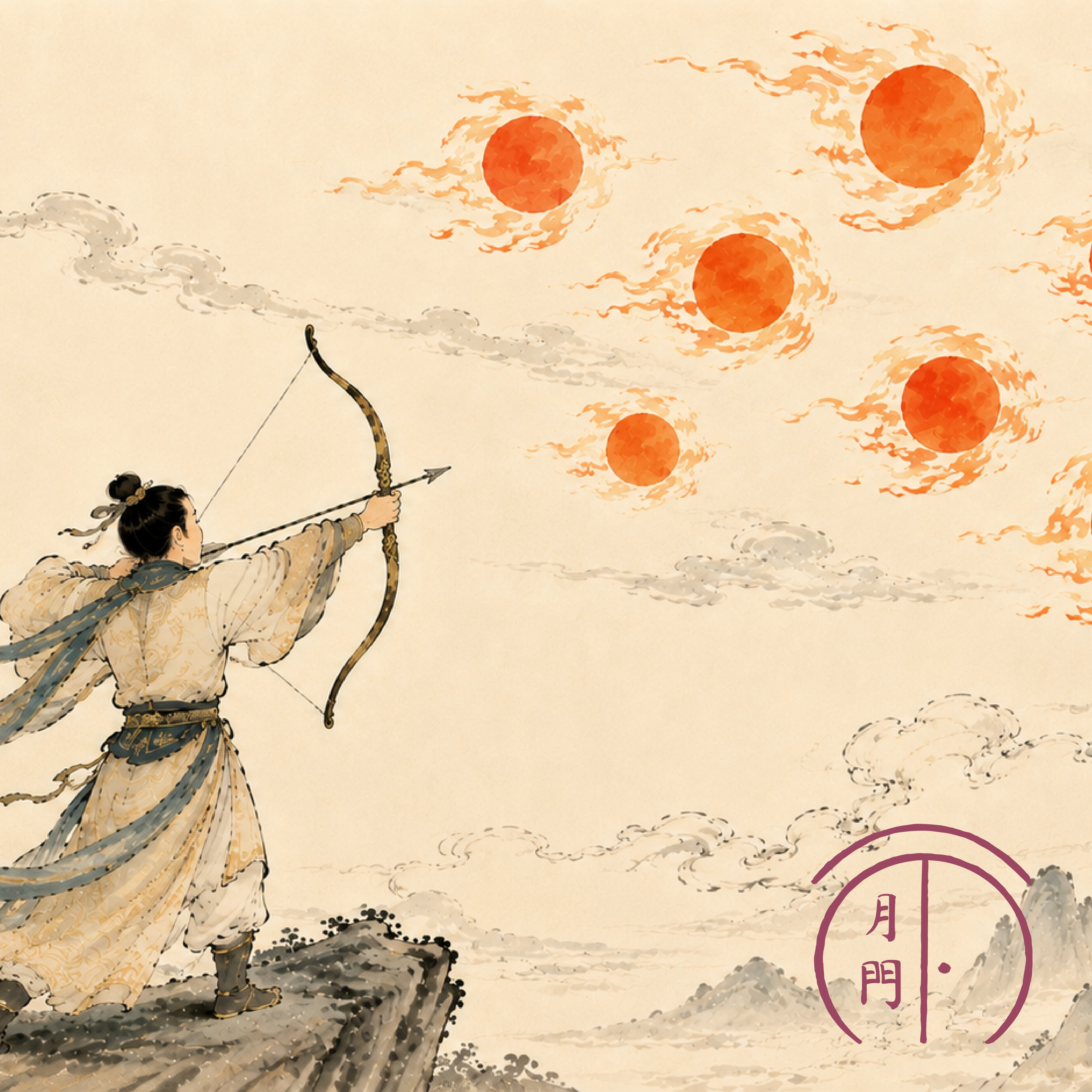 Legend of the Mid-Autumn Festival P1: Hou Yi Shoots Nine Suns cover art